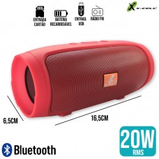 Caixa de Som Bluetooth 20W XC-CP-115 X-Cell - Vermelha